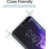 imageamFilm 2 Pack Glass Screen Protector for Samsung Galaxy S9 Plus 3D Curved Tempered Glass Dot Matrix with Easy Installation Tray Case Friendly Black