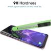 imageamFilm 2 Pack Glass Screen Protector for Samsung Galaxy S9 Plus 3D Curved Tempered Glass Dot Matrix with Easy Installation Tray Case Friendly Black