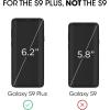 imageamFilm 2 Pack Glass Screen Protector for Samsung Galaxy S9 Plus 3D Curved Tempered Glass Dot Matrix with Easy Installation Tray Case Friendly Black