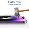 imageamFilm 2 Pack Magnetic OneTouch for iPhone 16eiPhone 14iPhone 1313 Pro 61quot Screen Protector Eco Friendly Indestructible 9H Tempered Glass 15 seconds AutoAlignment ampamp Ultra Fast Installation14P61