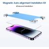 imageamFilm 2 Pack Magnetic OneTouch for iPhone 16eiPhone 14iPhone 1313 Pro 61quot Screen Protector Eco Friendly Indestructible 9H Tempered Glass 15 seconds AutoAlignment ampamp Ultra Fast Installation14P61