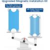 imageamFilm 2 Pack Magnetic OneTouch for iPhone 16eiPhone 14iPhone 1313 Pro 61quot Screen Protector Eco Friendly Indestructible 9H Tempered Glass 15 seconds AutoAlignment ampamp Ultra Fast Installation1467