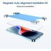imageamFilm 2 Pack Magnetic OneTouch for iPhone 16eiPhone 14iPhone 1313 Pro 61quot Screen Protector Eco Friendly Indestructible 9H Tempered Glass 15 seconds AutoAlignment ampamp Ultra Fast Installation16e141361