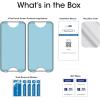 imageamFilm 2Pack OneTouch iPhone 12 Mini 54quot 2020 Screen Protector 9H Hardness Tempered Glass Easiest Installation Bubble Free and Case Friendly