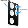 imageamFilm 3 Pack Camera Protector for Samsung Galaxy Note 20 Ultra RearFacing Camera Tempered Glass Screen Protector 3 Pack Black