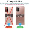 imageamFilm 3 Pack Camera Protector for Samsung Galaxy Note 20 Ultra RearFacing Camera Tempered Glass Screen Protector 3 Pack Black