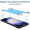imageamFilm 3 Pack Magnetic OneTouch for Samsung Galaxy S23 61quot Screen Protector Tempered Glass9H Hardness30 Seconds AutoAlignment ampamp Ultra Fast InstallationMagnetic ampamp Reusable