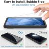 imageamFilm 31 Pack for Google Pixel 8A Screen Protector Tempered Glass Ultrasonic Fingerprint Compatible with Easy Installation Frame Anti Scratch Bubble Free Case Friendly