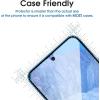 imageamFilm 31 Pack for Google Pixel 8A Screen Protector Tempered Glass Ultrasonic Fingerprint Compatible with Easy Installation Frame Anti Scratch Bubble Free Case Friendly