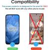 imageamFilm 31 Pack for Google Pixel 8A Screen Protector Tempered Glass Ultrasonic Fingerprint Compatible with Easy Installation Frame Anti Scratch Bubble Free Case Friendly