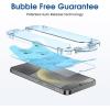 imageamFilm 33Pack AutoAlignment Magnetic OneTouch for Samsung Galaxy S24 5G 62quot Tempered Glass Screen Protector3 Camera Lens Protector30 Seconds Installation 9H Hardness Case Friendly Bubble Free