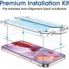 imageamFilm AutoAlignment OneTouch for Google Pixel 9a 63quot Screen Protector 2025 Tempered Glass 30 Seconds Installation Bubble Free Case Friendly AntiScratch 2 PackPixel 9XL67