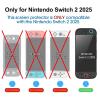 imageamFilm AutoAlignment OneTouch for Nintendo Switch OLED 70quot 2021 Matte Screen Protector Tempered Glass 30 seconds Installation Bubble Free Anti Glare Touch Sensitive Matte Finish 2 PackMatte