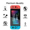 imageamFilm AutoAlignment OneTouch for Nintendo Switch OLED 70quot 2021 Matte Screen Protector Tempered Glass 30 seconds Installation Bubble Free Anti Glare Touch Sensitive Matte Finish 2 PackClear