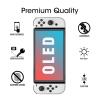 imageamFilm AutoAlignment OneTouch for Nintendo Switch OLED 70quot 2021 Matte Screen Protector Tempered Glass 30 seconds Installation Bubble Free Anti Glare Touch Sensitive Matte Finish 2 PackMatte