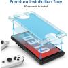 imageamFilm AutoAlignment OneTouch for Nintendo Switch OLED 70quot Screen Protector Tempered Glass 30 seconds Installation Bubble Free AntiScratch Touch Sensitive UltraClear 2 PackSWTCHO70
