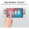 imageamFilm AutoAlignment OneTouch for Nintendo Switch OLED 70quot Screen Protector Tempered Glass 30 seconds Installation Bubble Free AntiScratch Touch Sensitive UltraClear 2 PackSWTCHO70