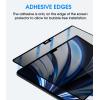 imageamFilm Designed for MacBook Air 15Inch M4 ChipM3 ChipM2 Chip 20232025 Released Tempered Glass Screen Protector Zero Bubbles9H Hardness AntiScratch AntiFingerprint 1 PackPrivacy 136 inch