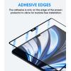 imageamFilm Designed for MacBook Air 15Inch M4 ChipM3 ChipM2 Chip 20232025 Released Tempered Glass Screen Protector Zero Bubbles9H Hardness AntiScratch AntiFingerprint 1 Pack136 inch