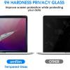 imageamFilm Designed for MacBook Air 15Inch M4 ChipM3 ChipM2 Chip 20232025 Released Tempered Glass Screen Protector Zero Bubbles9H Hardness AntiScratch AntiFingerprint 1 PackPrivacy 133 inch