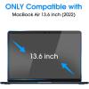 imageamFilm Designed for MacBook Air 15Inch M4 ChipM3 ChipM2 Chip 20232025 Released Tempered Glass Screen Protector Zero Bubbles9H Hardness AntiScratch AntiFingerprint 1 Pack136 inch
