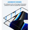 imageamFilm Designed for MacBook Air 15Inch M4 ChipM3 ChipM2 Chip 20232025 Released Tempered Glass Screen Protector Zero Bubbles9H Hardness AntiScratch AntiFingerprint 1 Pack142 inch