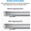 imageamFilm Designed for MacBook Air 15Inch M4 ChipM3 ChipM2 Chip 20232025 Released Tempered Glass Screen Protector Zero Bubbles9H Hardness AntiScratch AntiFingerprint 1 Pack136 inch