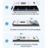 imageamFilm Elastic Skin Screen Protector for Samsung Galaxy S21 Ultra 5G 68 inch Fingerprint ID Compatible with Easy Installation Alignment Tool and Video HD Clear TPU Film Full Coverage Pack of 2
