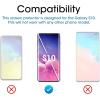 imageamFilm Glass Screen Protector for Galaxy S10 Not Compatible with the Fingerprint Scanner Tempered Glass Dot Matrix with Easy Installation Tray