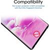 imageamFilm Glass Screen Protector for Galaxy S10 Not Compatible with the Fingerprint Scanner Tempered Glass Dot Matrix with Easy Installation Tray