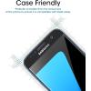 imageamFilm Glass Screen Protector for Galaxy S7 Tempered Glass Dot Matrix 3D Curved with Black Border