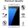 imageamFilm Glass Screen Protector for Galaxy S7 Tempered Glass Dot Matrix 3D Curved with White Border