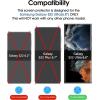 imageamFilm Glass Screen Protector for Samsung Galaxy S22 Ultra 3D Curved with Liquid Dispersion Tech Designed for Fingerprint Reader Upgraded Easier Application Tray Tempered Glass 3 Pack