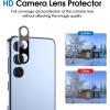 imageamFilm Privacy Screen Protector Samsung Galaxy S22 5g 61 inch with 2 Pack Camera Lens Protector Anti Spy Fingerprint ID Compatible Easy to Installation Hybird 22 PackS24P67