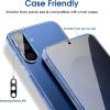 imageamFilm Privacy Screen Protector Samsung Galaxy S22 5g 61 inch with 2 Pack Camera Lens Protector Anti Spy Fingerprint ID Compatible Easy to Installation Hybird 22 PackS2562