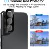 imageamFilm Privacy Screen Protector Samsung Galaxy S22 Plus 5g 66 inch Samsung Galaxy S22  5g 66 inch with 2 Pack Camera Lens Protector Fingerprint ID Compatible Easy Installation Hybrid 22 Pack