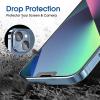 imageamFilm Screen Protector OneTouch Compatible with iPhone 13 iPhone 13 Pro 61quot 2021 Tempered Glass and Camera Lens Protector Edge to Edge Full Coverage Easy Installation Kit Plastic 22 Pack