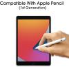 imageamFilm Screen Protector for New iPad 9  iPad 8  iPad 7 Apple Pencil Compatible Tempered Glass 2 Pack