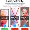 imageamFilm Screen Protector for Samsung Galaxy S21 5G 62 inch 2021 Fingerprint ID Compatible HD Clear Scratch Resistant Hybrid with Easy Installation Tray Polyethylene Terephthalate 2 Pack