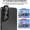 imageamFilm Screen Protector for Samsung Galaxy S22 5G 61 Inch 100 Fingerprint ID Compatible with Tempered Glass Camera Lens Protector and Easy Installation Tray HD Clear Hybrid Film 22 Pack