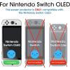 imageamFilm Tempered Glass Screen Protector Compatible with Nintendo Switch OLED 70quot 2021 3Pack