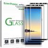 imageamFilm 2 Pack Glass Screen Protector for Samsung Galaxy Note 8 Full Screen Coverage 3D Curved Tempered Glass Dot Matrix with Easy Installation Tray
