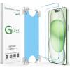 imageamFilm 2 Pack Magnetic OneTouch for iPhone 16eiPhone 14iPhone 1313 Pro 61quot Screen Protector Eco Friendly Indestructible 9H Tempered Glass 15 seconds AutoAlignment ampamp Ultra Fast Installation1567
