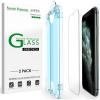 imageamFilm 2 Pack OneTouch Glass Screen Protector for iPhone 11 Pro Max 65quot with Easy Installation KitIPH11P65