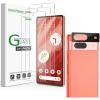 imageamFilm 31 Pack 3 Pack Tempered Glass Screen Protector for Google Pixel 7a with 1 Pack Camera Lens Protector 033mm Thickness HD Clear AntiScratch BubblesFree