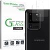 imageamFilm Back Camera Glass Screen Protector for Samsung Galaxy S20 Ultra RearFacing Back Camera Protector 2 Pack