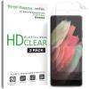 imageamFilm Elastic Skin Screen Protector for Samsung Galaxy S21 Ultra 5G 68 inch Fingerprint ID Compatible with Easy Installation Alignment Tool and Video HD Clear TPU Film Full Coverage Pack of 2