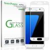 imageamFilm Glass Screen Protector for Galaxy S7 Tempered Glass Dot Matrix 3D Curved with White Border
