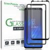 imageamFilm Glass Screen Protector for Samsung Galaxy S8 3D Curved Tempered Glass Dot Matrix with Easy Installation Tray Case Friendly Black