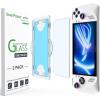 imageamFilm OneTouch Screen Protector Designed for ASUS ROG Ally 2023 ROG Ally X 2024 7 inch  with Auto Alignment Kit Bubble Free Tempered Glass 2 Pack